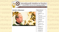 Desktop Screenshot of musikkapelle-muehlen.com